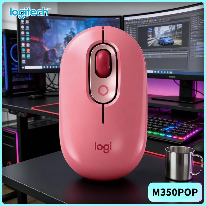 Gaming Console Logitech - Mouse Logitech POP Ecológico de Plástico