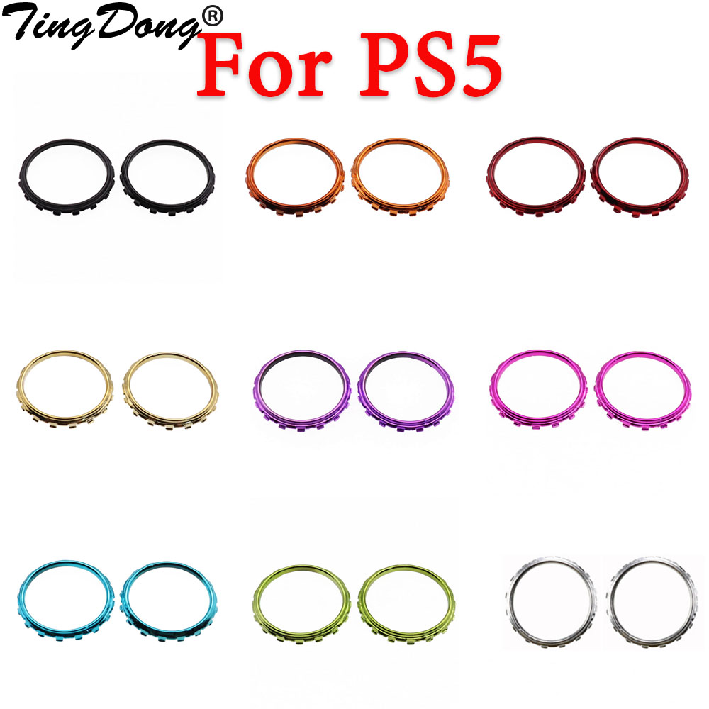 Sony Controller Dualsense - Chrome Thumbstick Accent Anéis para Sony