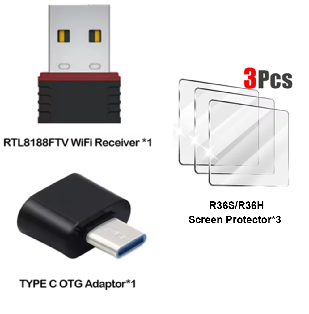 Gaming Console R36H - R36S (WiFi) RTL8188FTV USB Dongles e