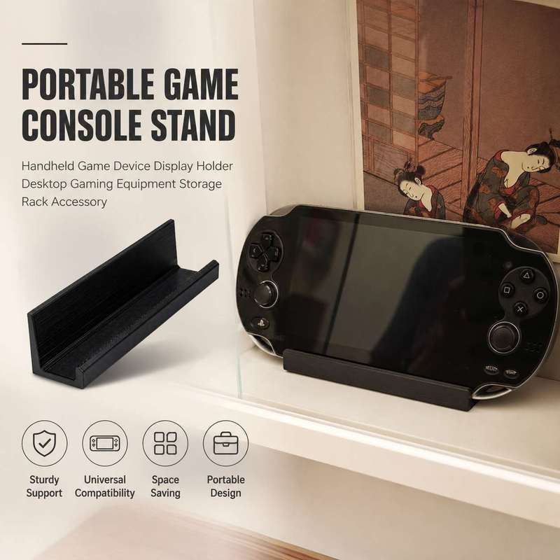 Gaming Console Organizer - Suporte para console de jogos portátil,