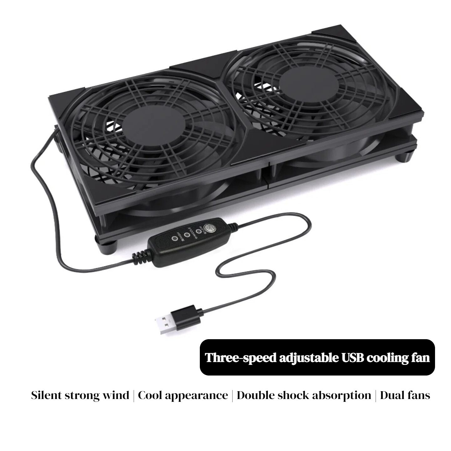 Gaming Console Usb - Ventilador de Resfriamento Dual USB com