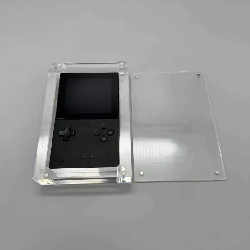 Gaming Console Organizer - Caixa de Armazenamento Transparente Magnética em
