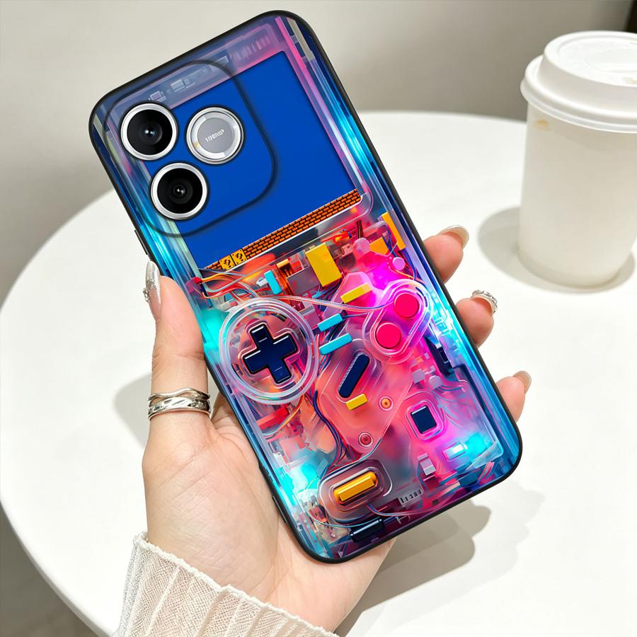 Gaming Console X7 - Capa de Celular Colorida para Jogos