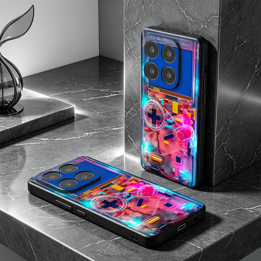 Gaming Console X7 - Capa de Celular Colorida para Jogos