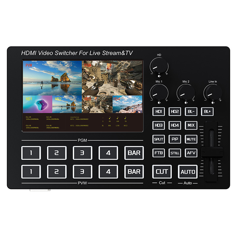 Gaming Console And - Misturador de Vídeo HDMI 1080P de