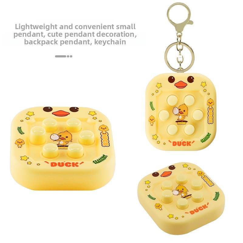 Gaming Console Keychain - Console de Jogo Portátil Whack-a-Mole, Brinquedos