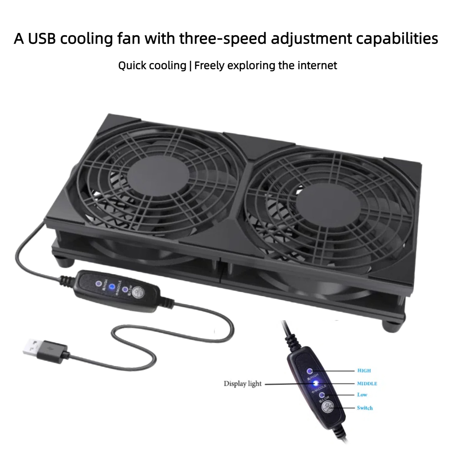 Ventilador de Resfriamento Dua - Gaming Console Usb avaliação e preço