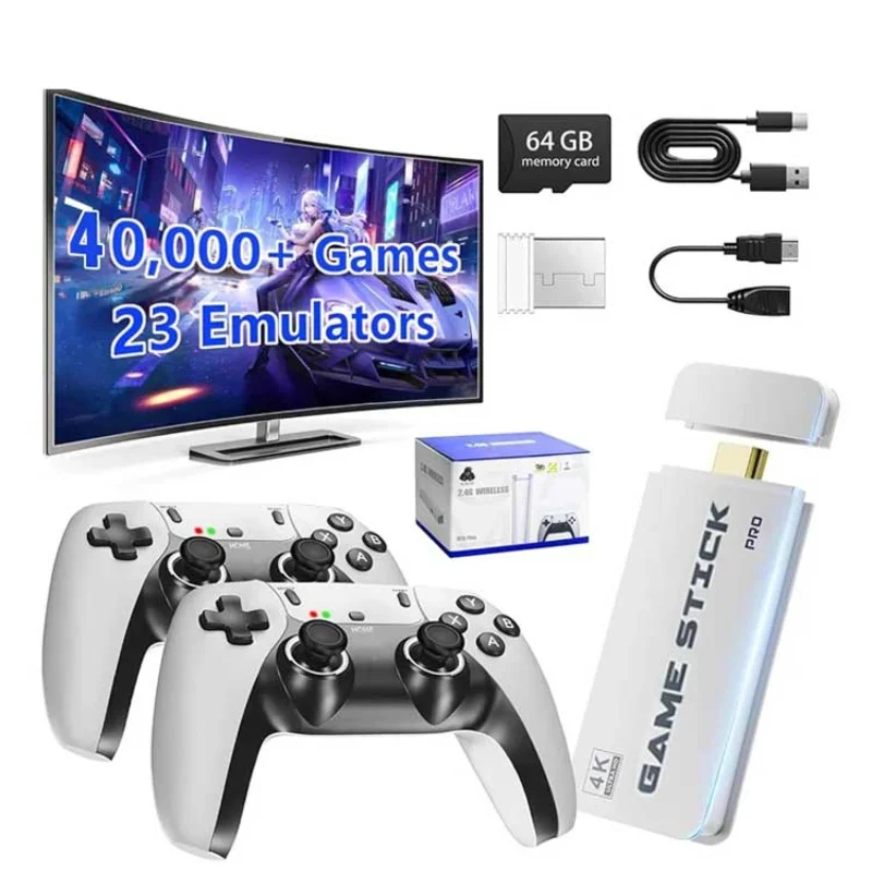 M15 4K TV Game Stick 64GB com  - Gaming Console Stick avaliação e preço