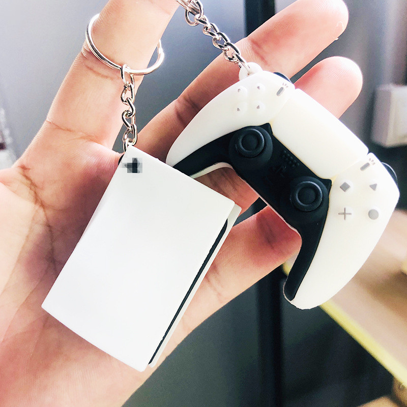 Elegante ps5 analógico gotejam - Gaming Console Keychain avaliação e preço