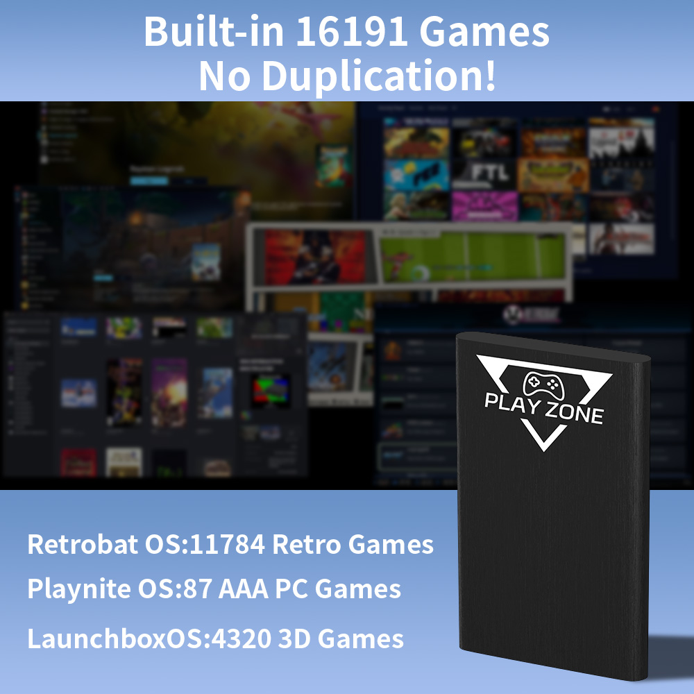 Play Zone 1TB HDD Portátil par - Gaming Console Game Zone avaliação e preço