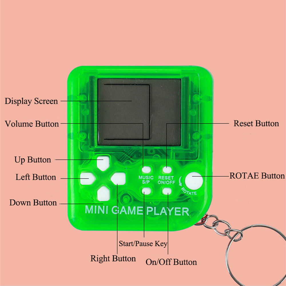 Mini Console de Jogos Portátil - Gaming Console Keychain avaliação e preço