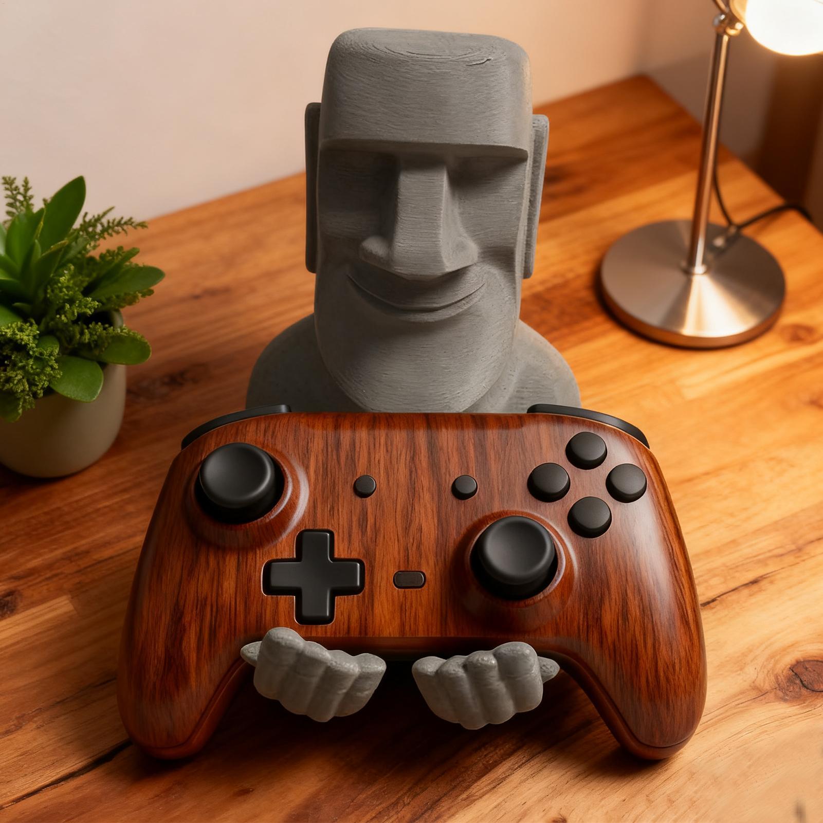 Stone Man Escultura Controlado - Gaming Console Organizer avaliação e preço