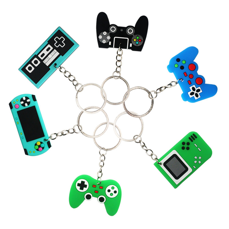 6/12 pçs pvc chaveiro gamepad  - Gaming Console Keychain avaliação e preço