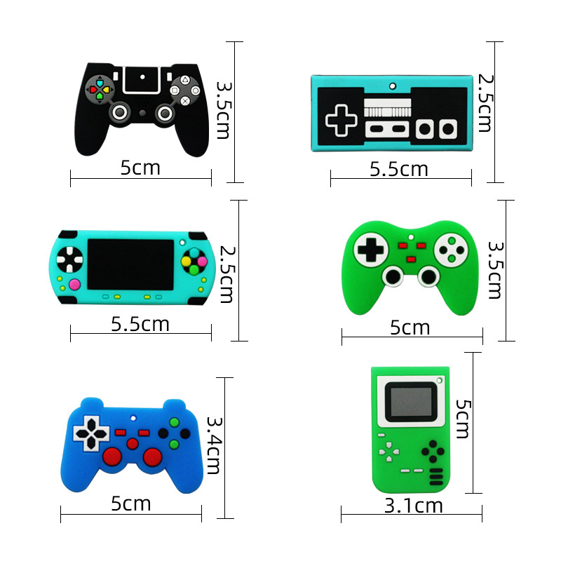6/12 pçs pvc chaveiro gamepad  - Gaming Console Keychain avaliação e preço