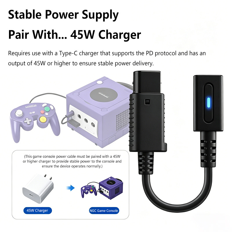 Cabo de Carregamento Tipo C de - Gaming Console Usb avaliação e preço