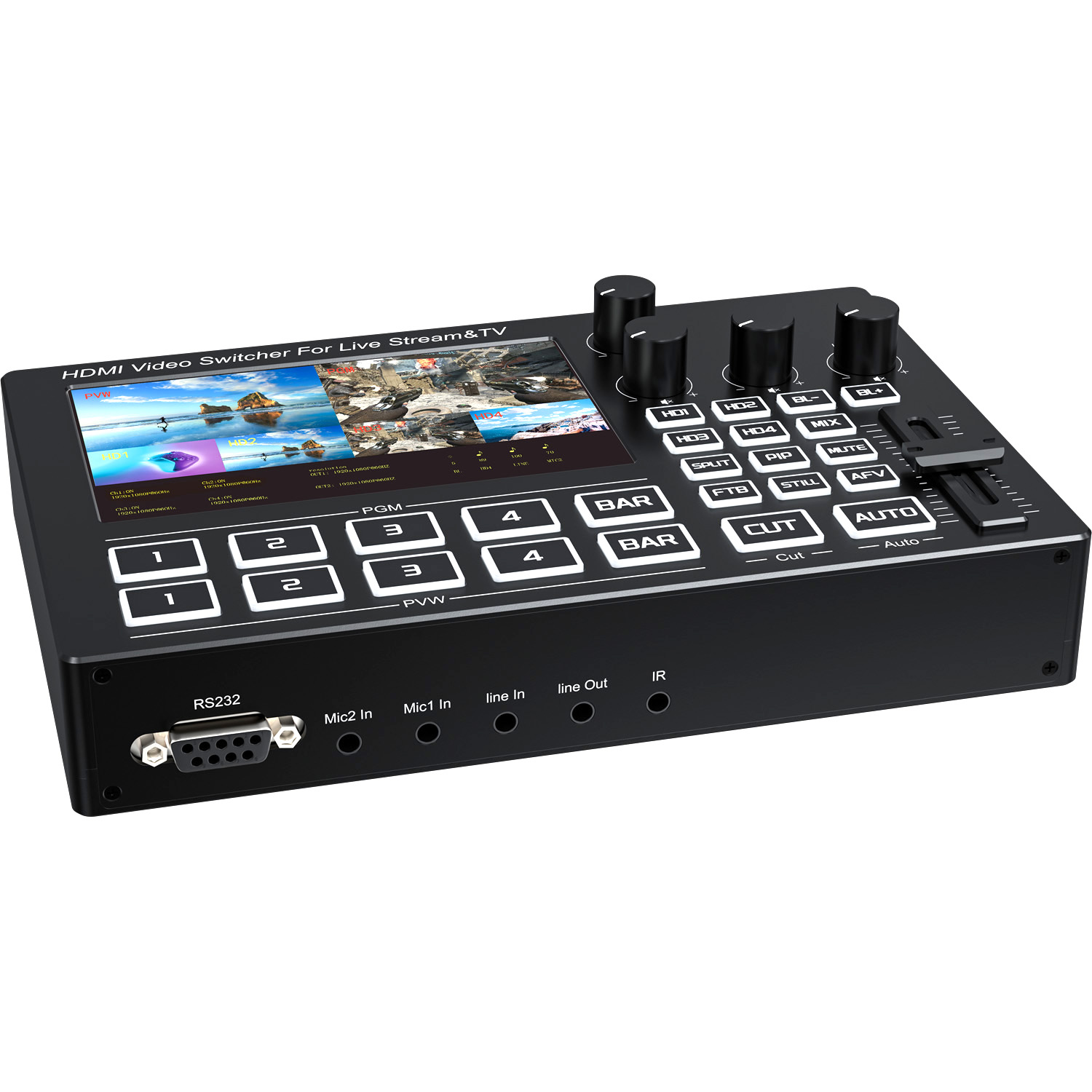 Misturador de Vídeo HDMI 1080P - Gaming Console And avaliação e preço